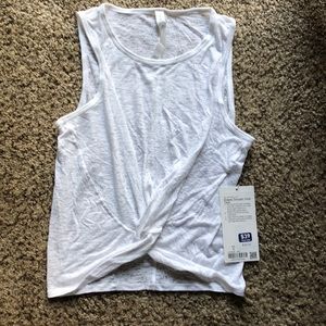 lululemon breeze through twist tank